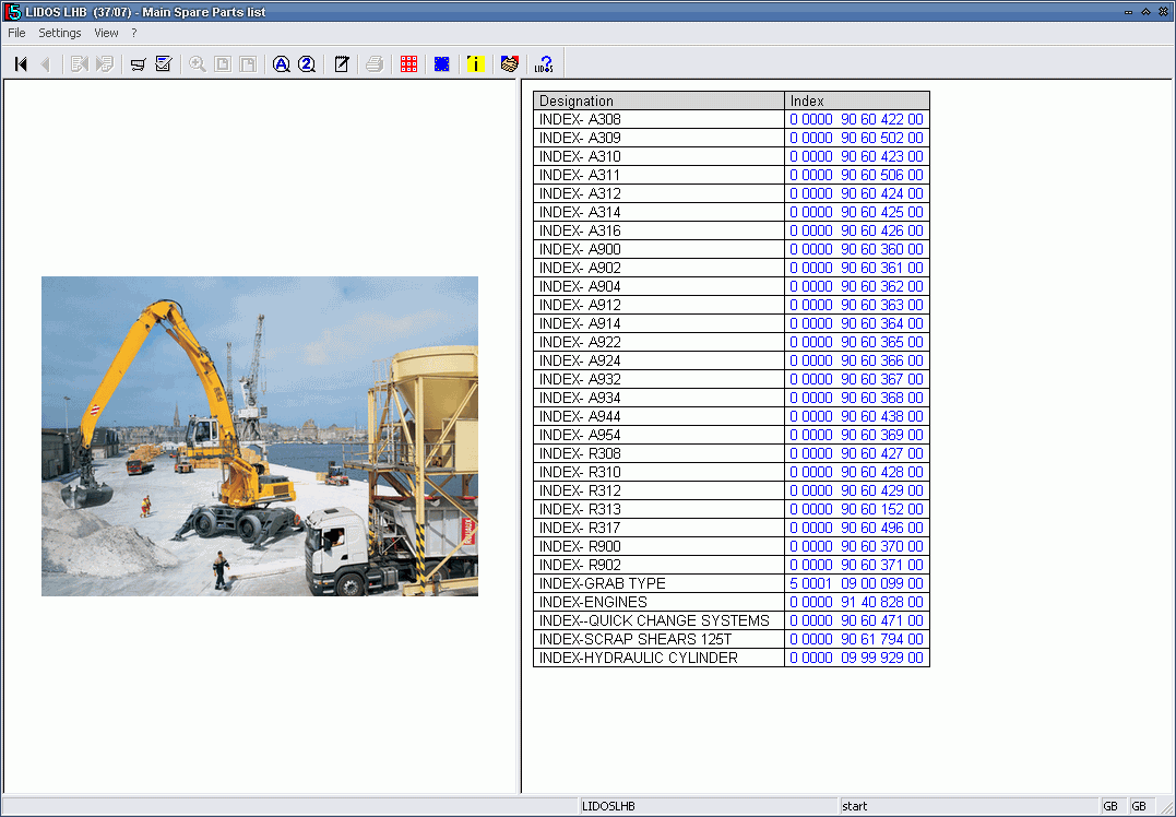 Liebherr Lidos LBH WEBSERVICE изображение номер : 1